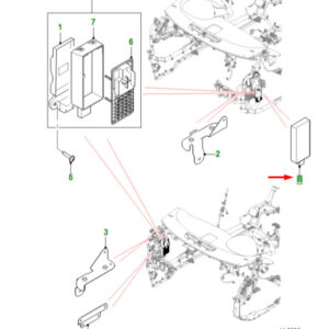 JAGUAR XE X760 Fusebox Mounting Bracket T4N11841 ORIGINAL