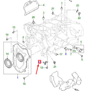 JAGUAR XF X260 Piston Cooling Oil Nozzle JDE39027 ORIGINAL