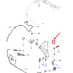 JAGUAR XE X760 Window Washer Tank T2H53664 ORIGINAL