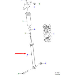 JAGUAR XE X760 Rear Shock Absorber T4N7350 ORIGINAL