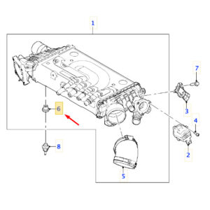 JAGUAR F-PACE X761 Intercooler Insulator T2R50649 ORIGINAL