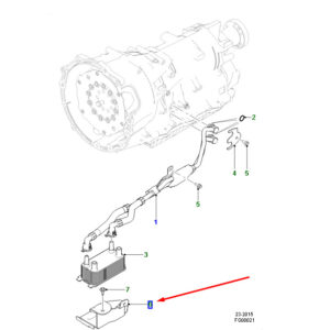 JAGUAR F-PACE X761 Oil Cooler Mounting Bracket T4A11699 ORIGINAL