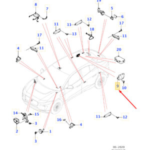 JAGUAR I-PACE X590 Control Module T4K6115 ORIGINAL