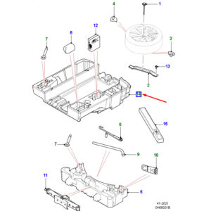 JAGUAR F-PACE X761 Stowage Compartment T4A39224 ORIGINAL