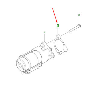 JAGUAR F-PACE X761 Starter Motor Gasket T4A37689 ORIGINAL
