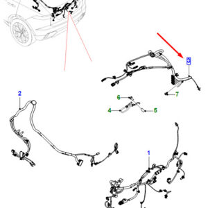 JAGUAR E-PACE X540 Tailgate Harness 419123477 ORIGINAL