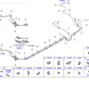 KIA CEED MK3 CD Vapor Hose 31349G4000 ORIGINAL