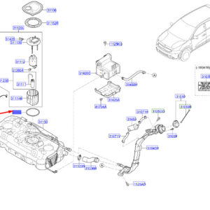 KIA NIRO MK1 Fuel Pump Packing 31115G2000 ORIGINAL