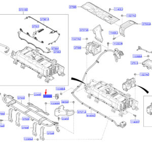 KIA NIRO MK1 Male Service Plug Assy 37586G2000 ORIGINAL