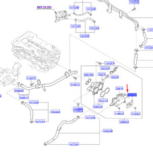 KIA NIRO MK1 Wiring Bracket 2561503HC0 ORIGINAL