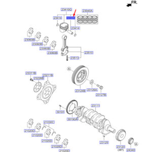 KIA SPORTAGE QL MK4 Piston Pin 234122G500 ORIGINAL