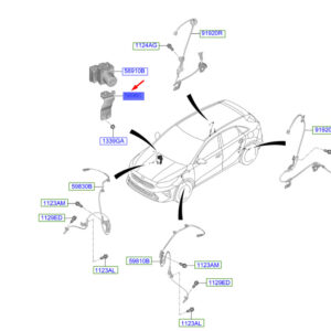 KIA CEED MK3 CD Hydraulic Module Bracket LHD 58960F2500 ORIGINAL