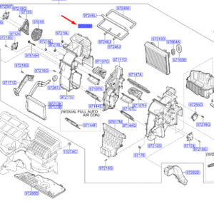 KIA SPORTAGE QL MK4 Heater Duct NO.1 Seal LHD 97245D3000 ORIGINAL