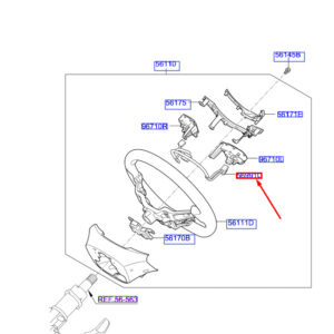 KIA NIRO MK1 Steering Wheel Extension Wire 56190G5000 ORIGINAL