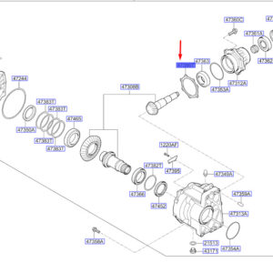 KIA SPORTAGE QL MK4 Transfer Spacer 473863B166 ORIGINAL