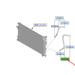 KIA CEED MK3 CD Oil Cooling Hose 25420F2000 ORIGINAL