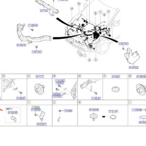 KIA SPORTAGE QL MK4 Wiring Mounting Bracket 91931C1010 ORIGINAL