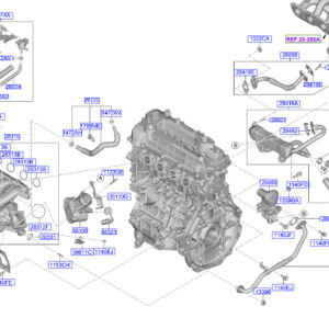 KIA NIRO MK1 EGR Cooler A Hose 2842203HB0 ORIGINAL