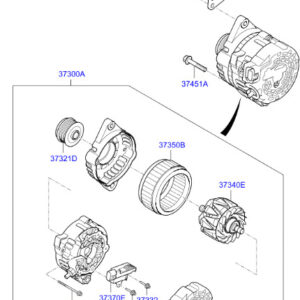 KIA CEED MK3 CD Generator Bracket 3746003500 ORIGINAL