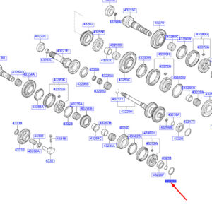 KIA NIRO MK1 Output 2ND Rear Spacer Set 4325724250 ORIGINAL