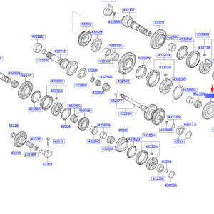 KIA NIRO MK1 3RD Speed Gear Assy 432602B000 ORIGINAL