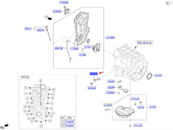 KIA NIRO MK1 Wiring Mounting Bracket 91931G2400 ORIGINAL