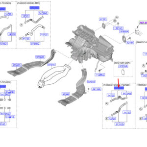 KIA CEED MK3 CD Water Outlet Hose 97312J7100 ORIGINAL