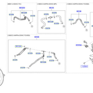 KIA CEED MK3 CD Vacuum Pump Bracket 59260F0000 ORIGINAL