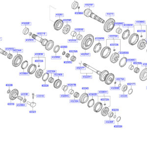 KIA NIRO MK1 Manual Transaxle Gear Snap Ring 4323824253 ORIGINAL