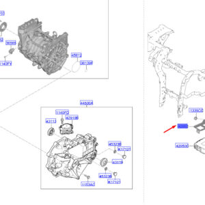 KIA NIRO MK1 Electric SBW Control Unit Bracket 4295218300 ORIGINAL