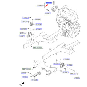 KIA SPORTAGE QL MK4 Engine Support Bracket Stud 216712F000 ORIGINAL
