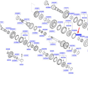 KIA NIRO MK1 3RD Gear Sleeve 432652B000 ORIGINAL