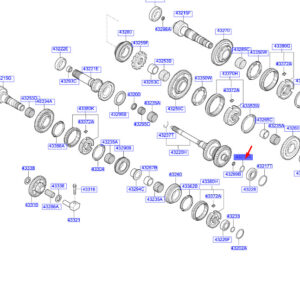 KIA NIRO MK1 Manual Transaxle Gear Snap Ring 432782A198 ORIGINAL