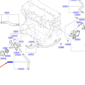 KIA CEED MK3 CD Oil Cooler Hose 2547103800 ORIGINAL