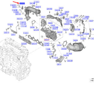 KIA CEED MK3 CD Turbocharger Stay 282872B700 ORIGINAL