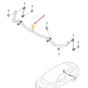 JAGUAR I-PACE X590 Rear Anti Roll Bar T4K1586 ORIGINAL