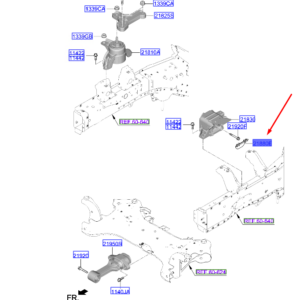 HYUNDAI i20 MK3 Transmission Mounting Side Panel Packing 218800U000 ORIGINAL