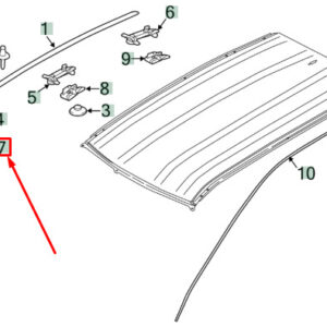 LR DISCOVERY SPORT L550 Front Left Roof Weatherstrip Clip LR079111 ORIGINAL