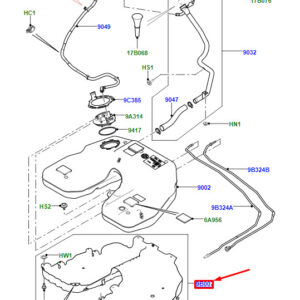 LR RANGE ROVER IV L405 Fuel Tank Protective Shield LR071011 ORIGINAL