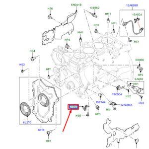 LAND ROVER RANGE ROVER IV L405 Engine Piston Cooling Nozzle LR109352 ORIGINAL