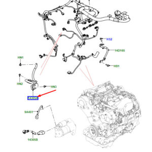 LAND ROVER RANGE ROVER VELAR L560 Alternator Wiring LR094850 ORIGINAL