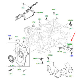LAND ROVER RANGE ROVER VELAR L560 Piston Oil Cooling Valve LR139681 ORIGINAL