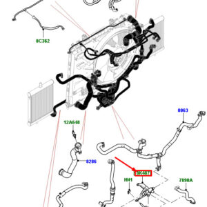 LR RANGE ROVER SPORT II L494 Coolant Flow Control Valve LR113144 ORIGINAL