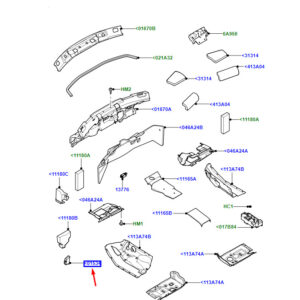 LAND ROVER RANGE ROVER VELAR L560 Front Right Insulator LR092646 ORIGINAL