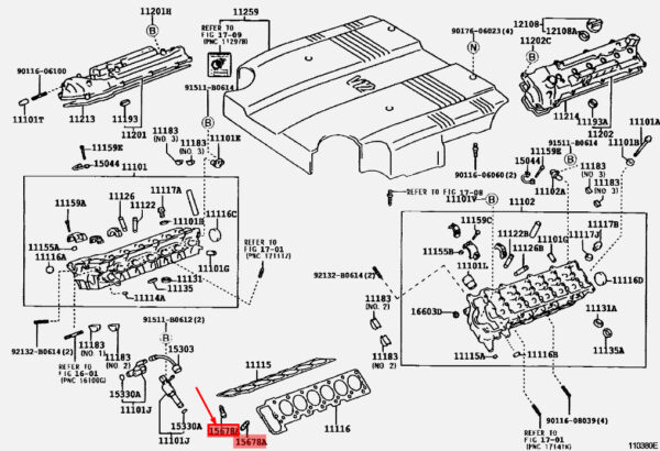 LEXUS NX MK1 Filter Oil Control Valve 1567837010 ORIGINAL - Image 2