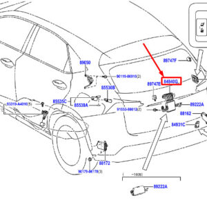 LEXUS NX MK1 Liftgate Latch Release Switch 8484042030 ORIGINAL