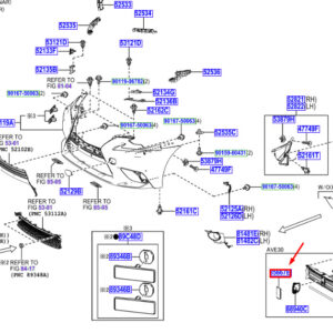 LEXUS IS MK3 Front Motor Cover 8566730030 ORIGINAL