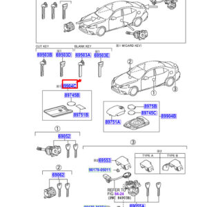 LEXUS IS MK3 Transmitter Sub-Assy 8990453591 ORIGINAL