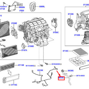 LEXUS RX MK4 A/C Evaporator Drain Hose 8853948090 ORIGINAL