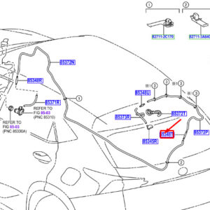 LEXUS NX MK1 Rear Washer Hose Grommet 8537344010 ORIGINAL